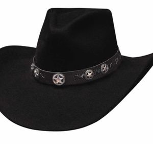 Bullhide Hats Black Wool Star Studded 4X Hat